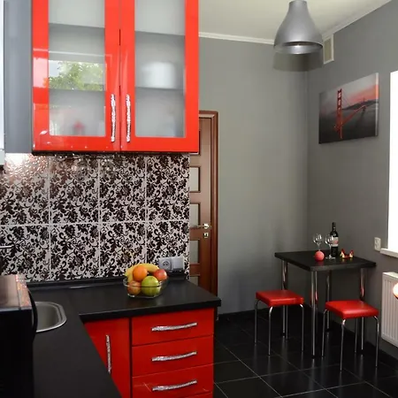 Modern Red Apartment *