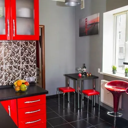 Apartment Modern Red Lviv